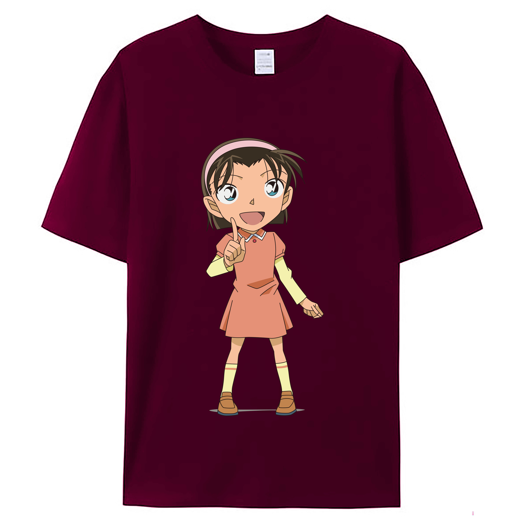 （画像用） 名探偵コナン 吉田 歩美 よしだ あゆみ Detective Conan my Yeager レディースカジュアルプリントTシャツ（綿100％）